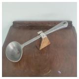 Viking Aluminum Ladle Scale on Wood Base