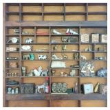 Group of Miniatures and Printing Press Stamps