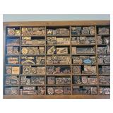 Vintage Copper Printing Press Plates