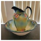 Antique Wash Bowl and Pitcher Set marked Bonn