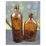 Duffy Malt Whiskey & 1788 Amber Bottles
