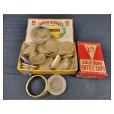 Vintage Bottle Caps & Jar Seals