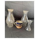 Vintage Coffee cup, vintage shot glass 2-oil