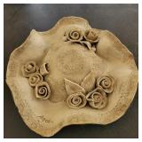 Decorative Pottery Hat - signed Ang-Chri
