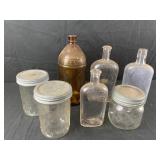 7-Various glass botttles