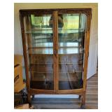 Bow Front Display Cabinet 36"w 17"d 60"t