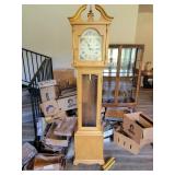 Seth Thomas Grandfather Clock 14.5" w 9" D 73.5"