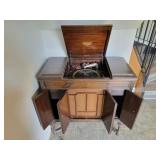 Victrola Record Cabinet 37Wx19Dx38T