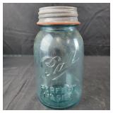 #13 Blue Ball Mason Jar with Zinc Lid