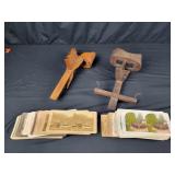 Antique Stereoscopes with Viewing Cards