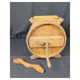 New Style White Chedder Cylinder Churn ( leg has