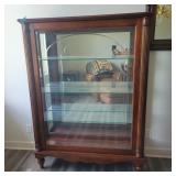 Sliding Door Display Cabinet with 3 Glass