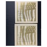 Pair of Fenton Colonial Milk Glass White