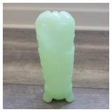 Vintage Jadeite Footed Vase