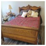 Antique Full Size Bed Frame - linens not included