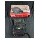 Portable Cassette Tape Recorder