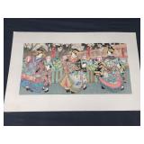Asian Geisha Print 22"x 13½"