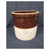#2 Stoneware Crock 9" tall 9.5" wide