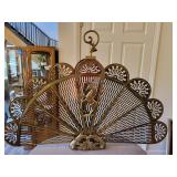 Fire Place Spark Guard Fan Style 32Tx44W