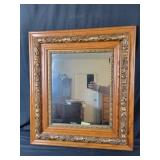 Wood Framed Mirror 27"t 23.5w