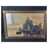 Evening Lights by Arthur V Diehl 32.5w 22.5t