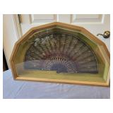 Folding Fan in Shadow Box Wall Decor