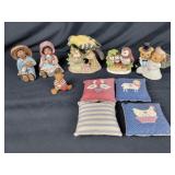 Ceramic Figurines & Mini Pillows