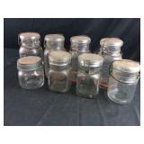 8 Various Canister Ball Mason Jars