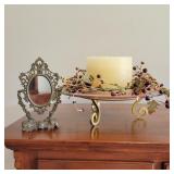 Candle Holder with 3 wick candle and Small