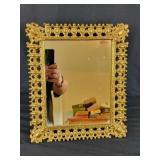 Solid Brass Framed Mirror 11¼" x 13½"
