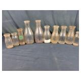 Vintage Milk Bottles