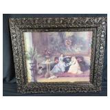 Victorian Print 33.5"w 29.5"t