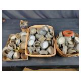 Vintage Zinc Jar Lids Lot #2