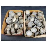 Vintage Zinc  Jar Lids