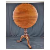 Round Claw Foot Folding Table 23"Wx29"T (rotates)