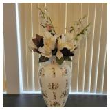 Norleans Vase with Rooster, Milkmaid, and H