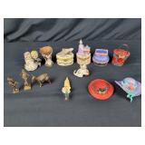 Miniature Figurine Jewlery Boxes