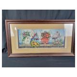 Birdhouses Print 18.5t 34.5w