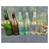 Antique Soda Bottles & Marbles