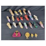 Mini Ceramic Shoes, Handbag & Hats