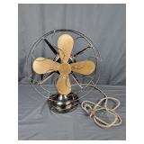 Vintage Western Electric Oscelating Fan w/ Brass