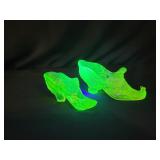 Miniature Vasaline Glass Shoes