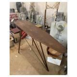 Vintage wooden ironing board 54"L