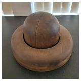 Vintage Wood Hat Stand (2pc)