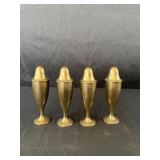 2 sets Solid Heavy Brass Vintage Marked Dirilyte