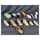 Miniature Clogs & Shoes & Brass Boot