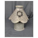 Punched Tin Candle Lamp