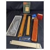 Lot of Levels and Sliderules