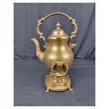 Brass Tea Pitcher & Warmer