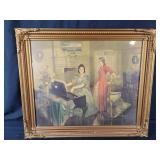 Woman Playing Piano by Fredric Mizrn 26lw 21.5t